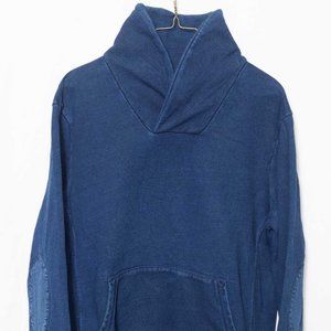 GAP Shawl Collar Sweatshirt Blue Men's Medium
